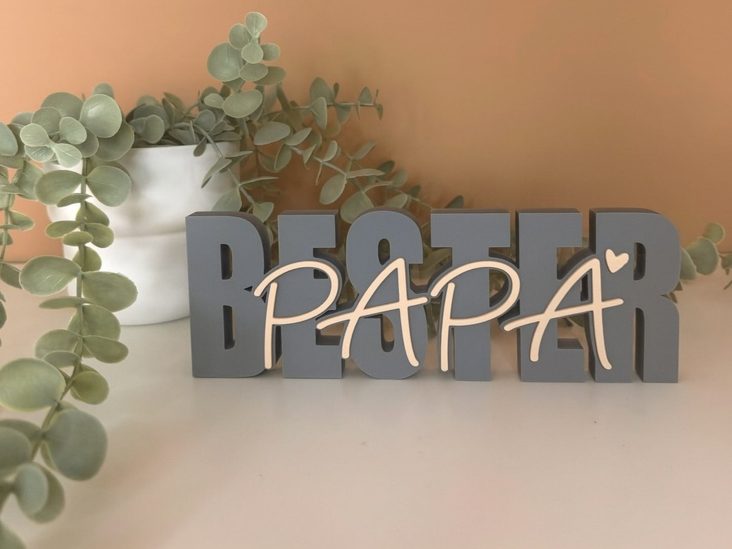 Bester-Papa Schriftzug