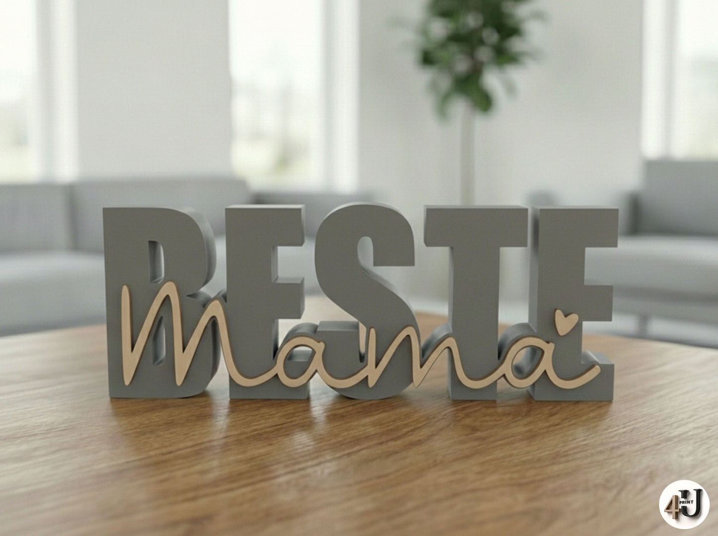 Beste-Mama Schriftzug