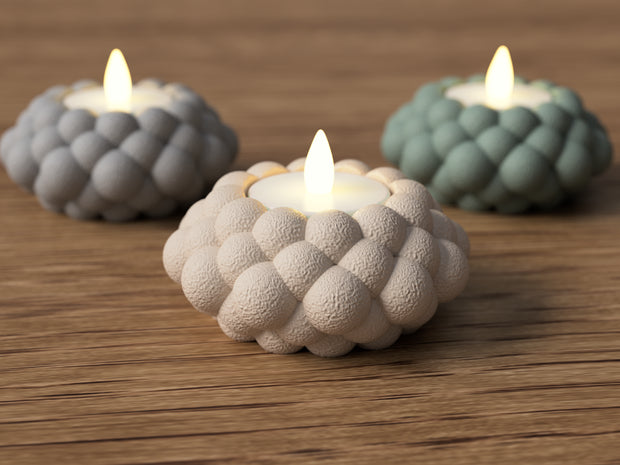 Wolken-Teelicht Halter