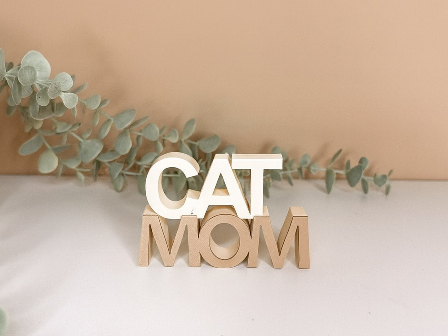Cat-Mom Schriftzug