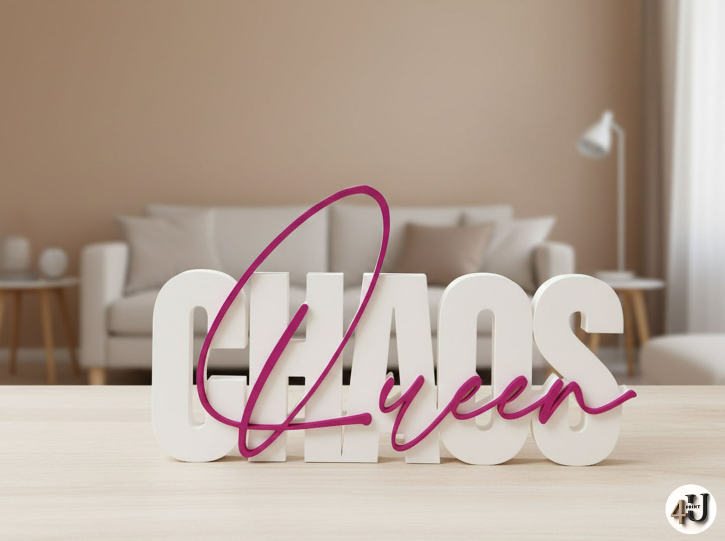 Chaos-Queen Schriftzug