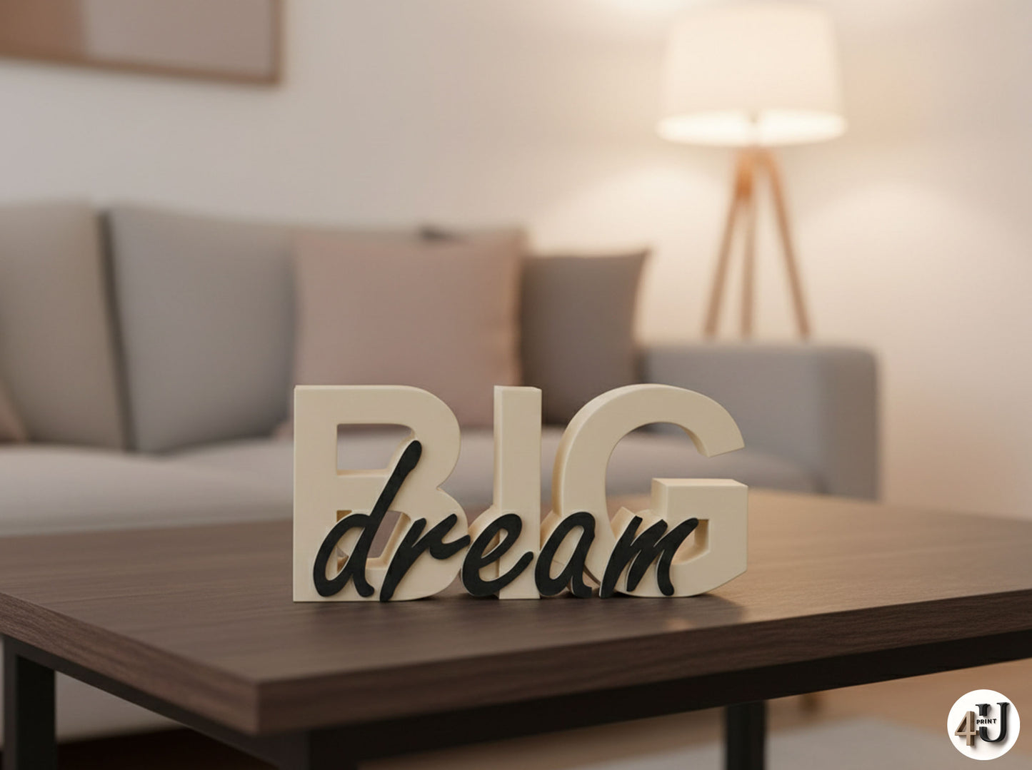 Dream-Big Schriftzug
