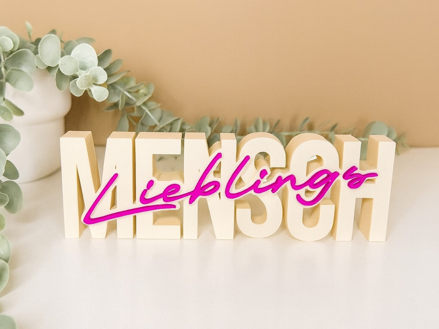 Lieblings-mensch Schriftzug