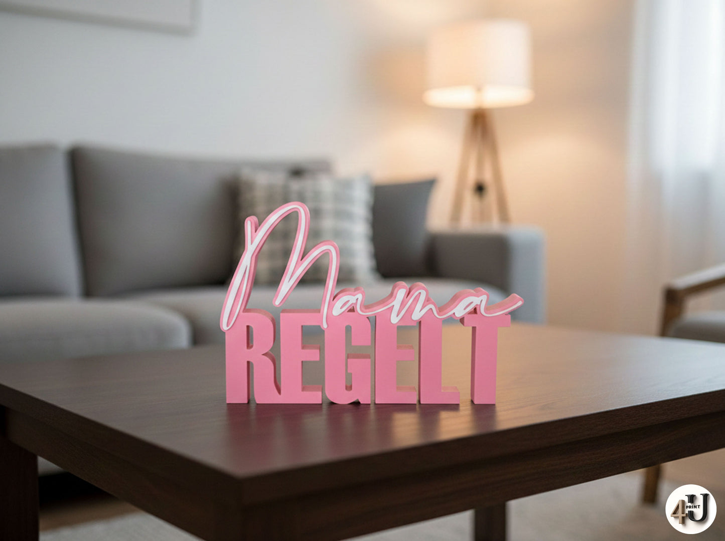 Mama-regelt Schriftzug