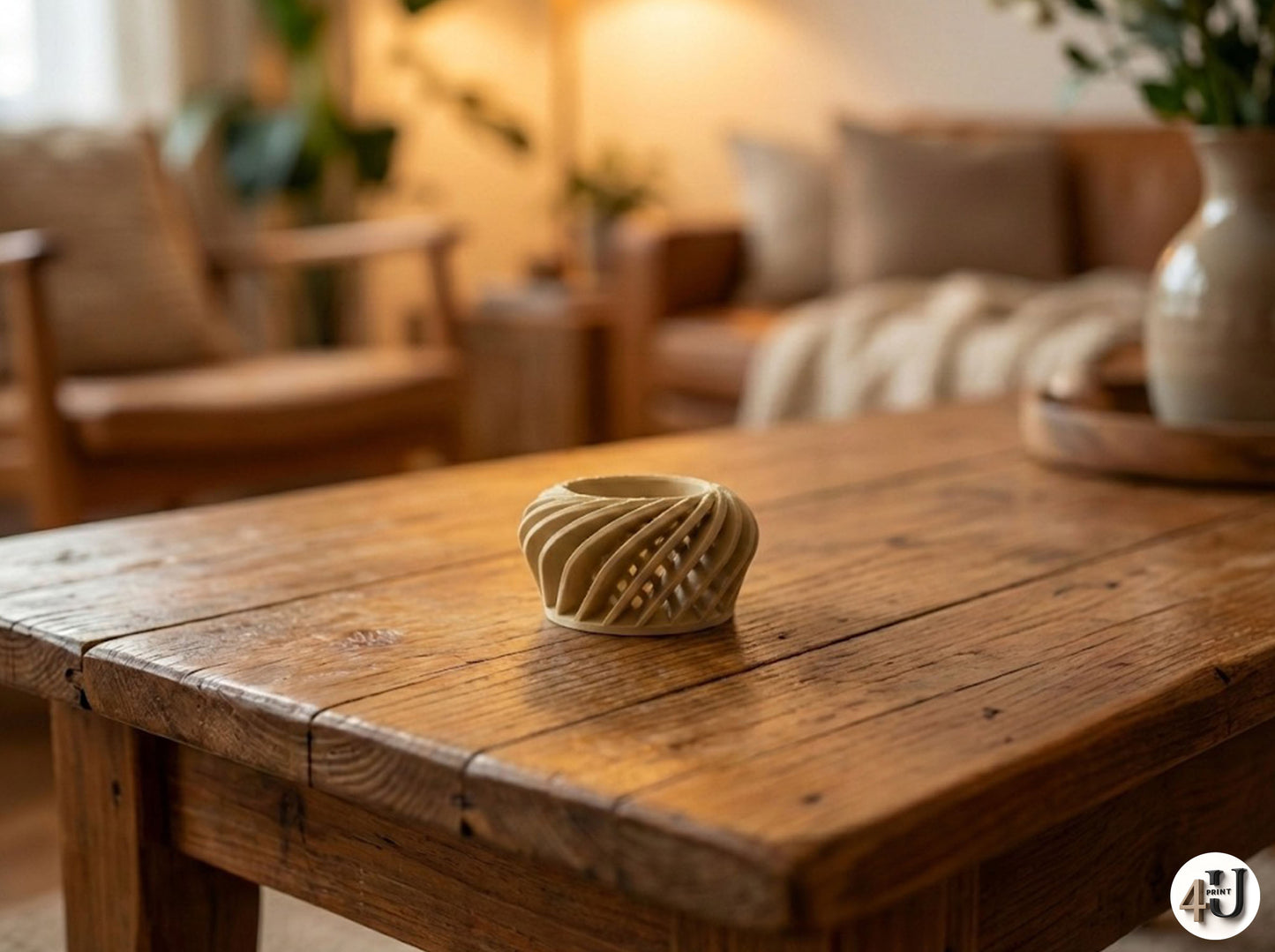 Spiral-Teelichthalter