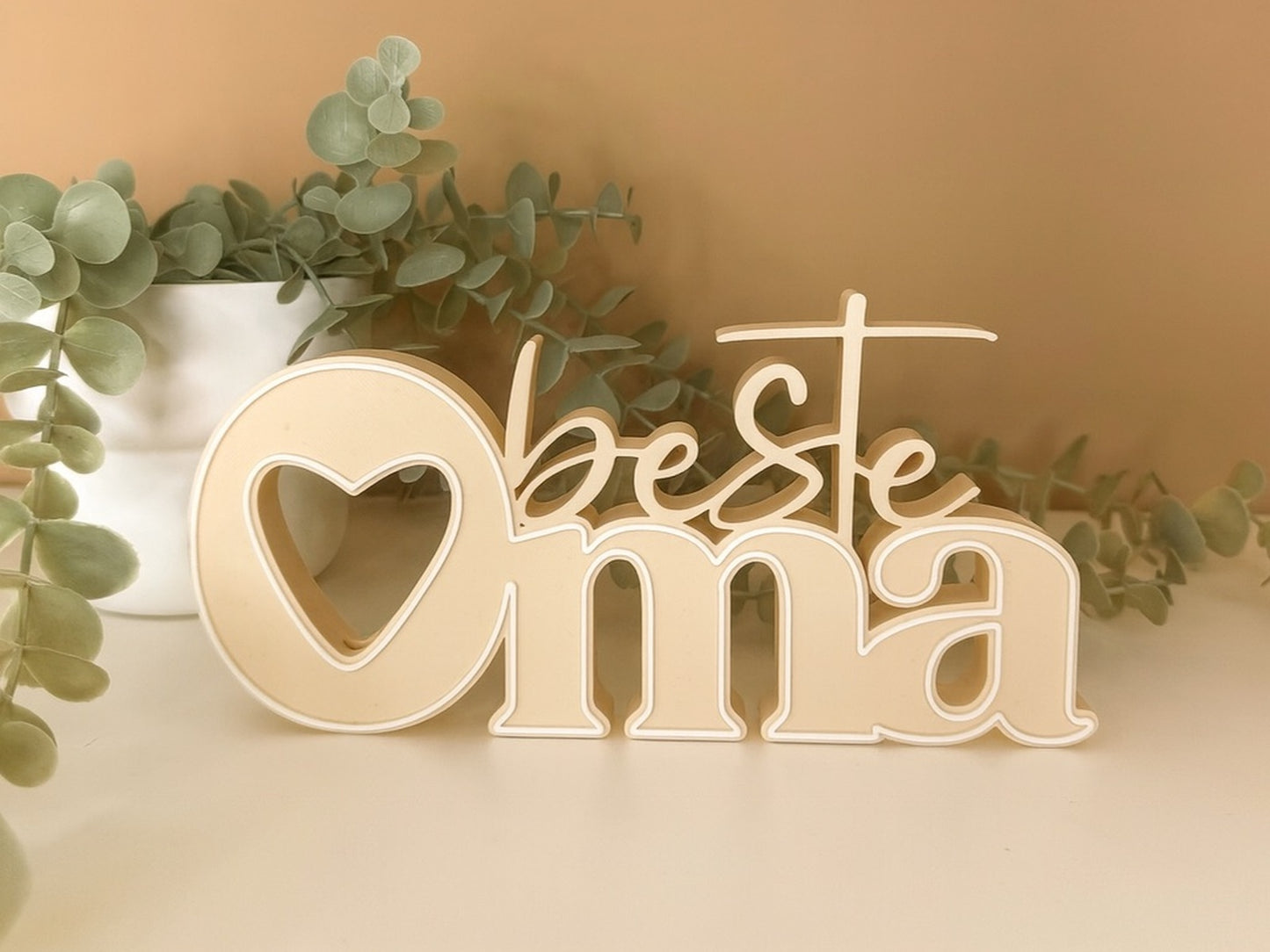 Beste-Oma Schriftzug