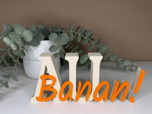 Au-Banan Schriftzug