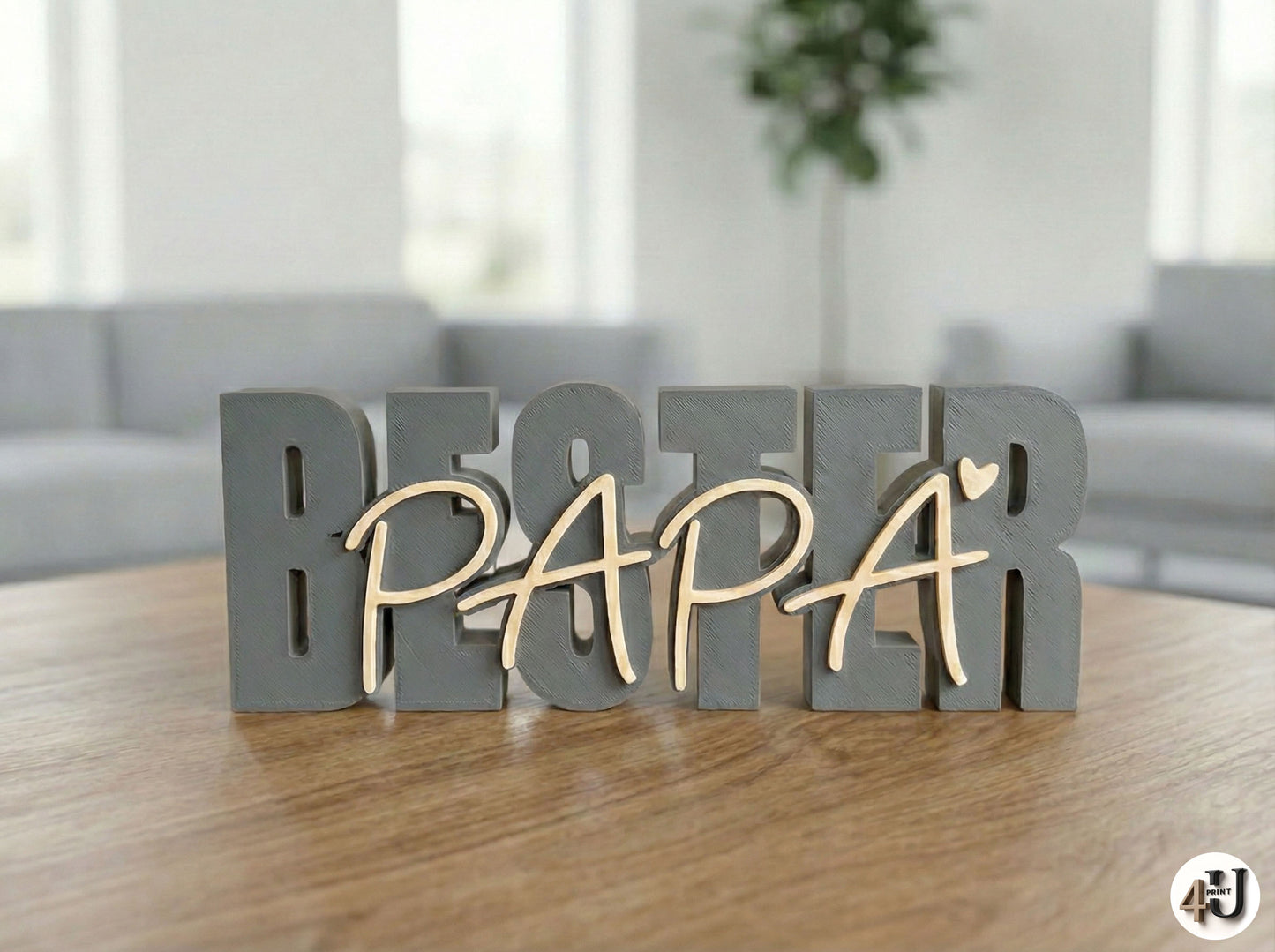 Bester-Papa Schriftzug