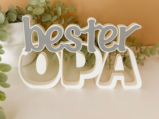 Bester-Opa Schriftzug