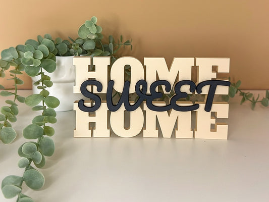 Home-Sweet-Home Schriftzug