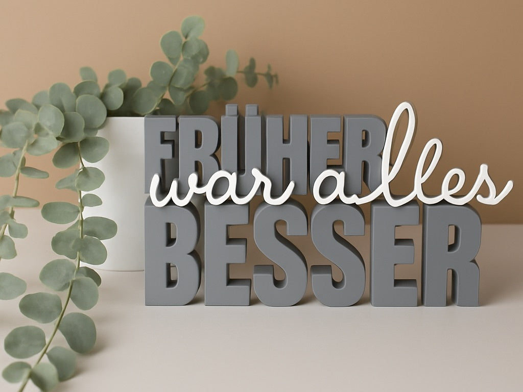Früher-war-alles-Besser Schriftzug