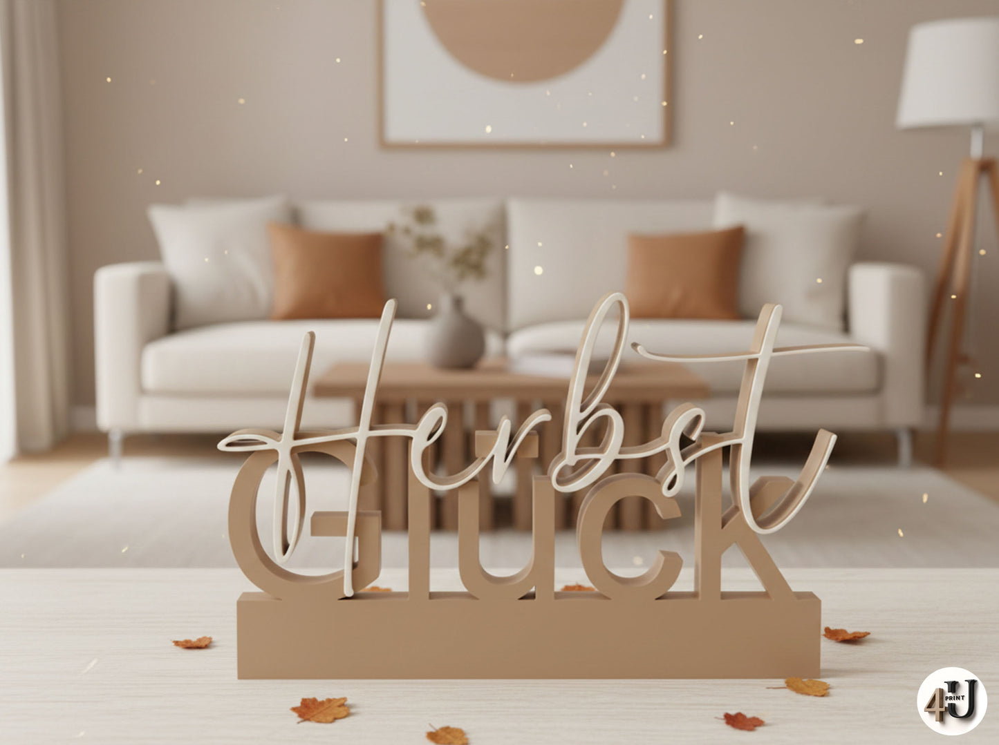 Herbst-Glück Schriftzug