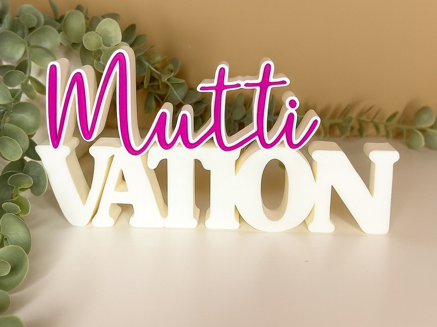 Mutti-Vation Schriftzug