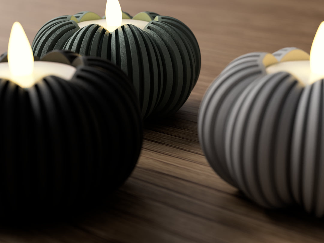 Kürbis Teelicht Halter